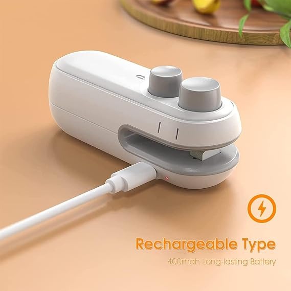 Mini Sealing Machine 2 in 1 USB Rechargeable